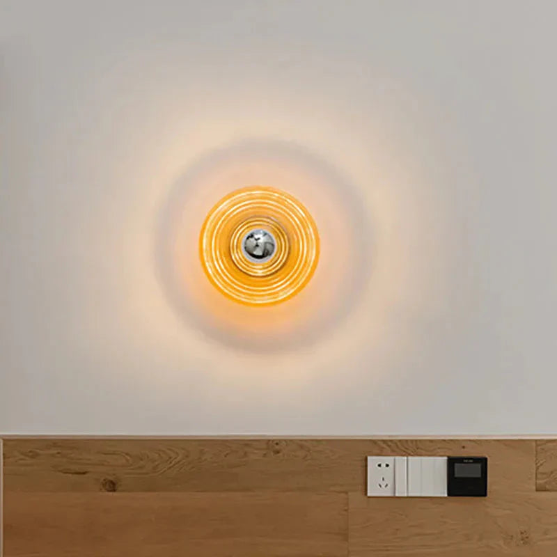 Modern Wall Lamp with Glass Shade