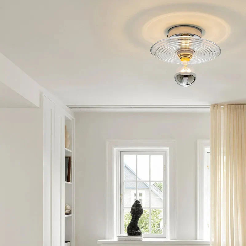 Modern Wall Lamp with Glass Shade