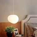 Modern pendant lamp with an organic round shape – minimalist design