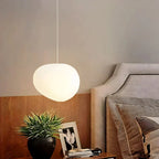 Modern pendant lamp with an organic round shape – minimalist design