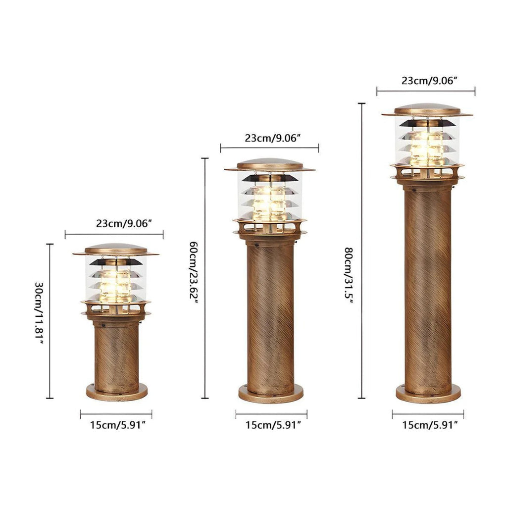 Renian – Cylindrical LED Garden Path Lamp