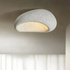LED Ceiling Lamp in Wabi-Sabi Style – Decorative Ceiling Fixture with Organic Shape