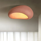 LED Ceiling Lamp in Wabi-Sabi Style – Decorative Ceiling Fixture with Organic Shape