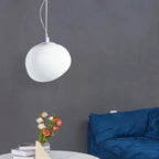 Modern pendant lamp with an organic round shape – minimalist design
