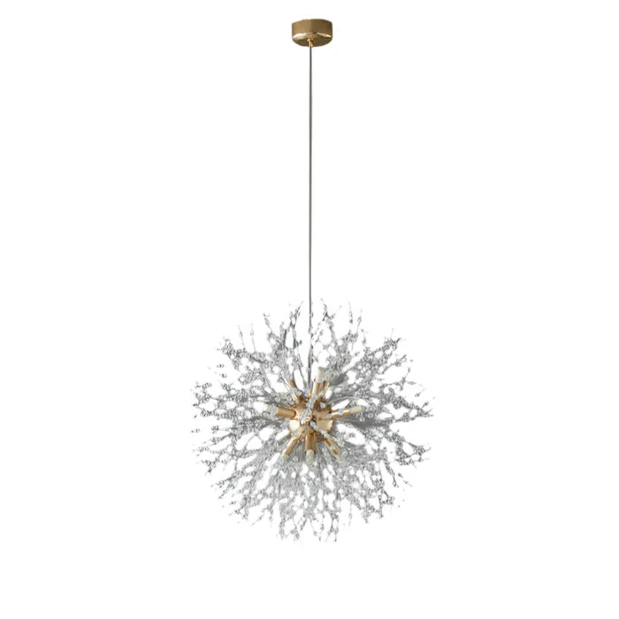 Exclusive chandelier with crystals – Stunning ceiling lamp for elegant interiors