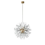 Exclusive chandelier with crystals – Stunning ceiling lamp for elegant interiors