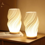 LED Table Lamp with Spiral Shape