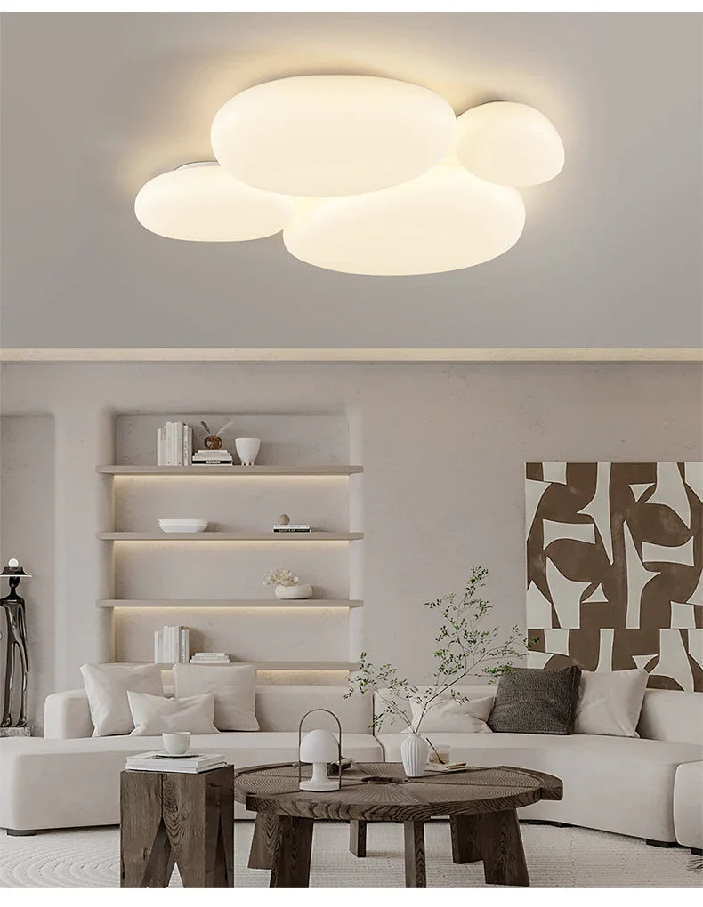 LED Ceiling Lamp in the Shape of a Cloud