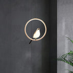 Luxury Hanging Lamp with a Golden Bird