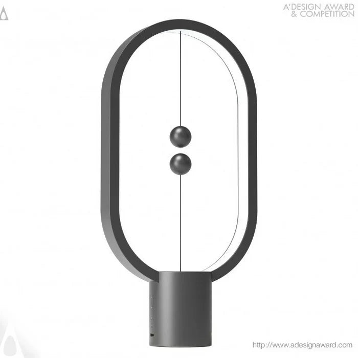 Modern LED lamp with magnetic switch – designer desk lamp with levitation effect