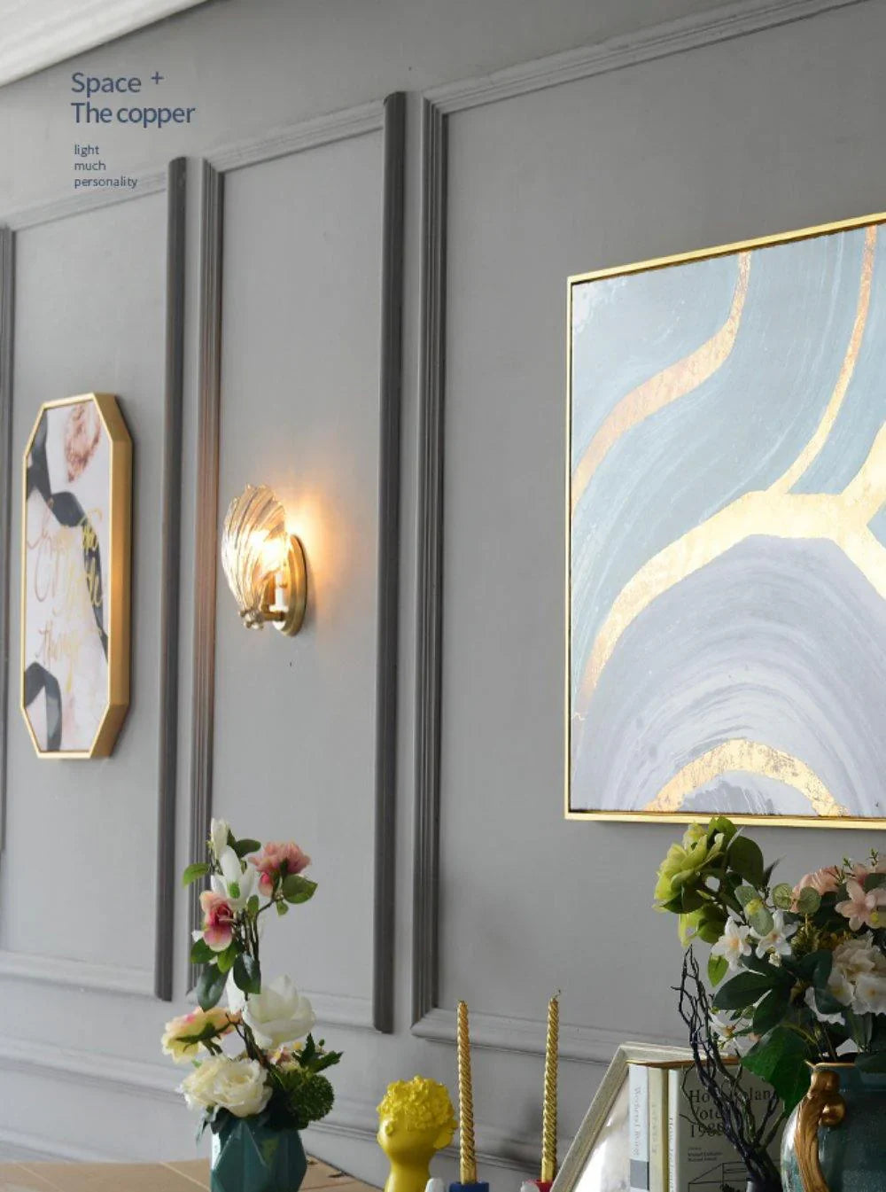 Wall Sconce LED Lamp in the Shape of a Shell