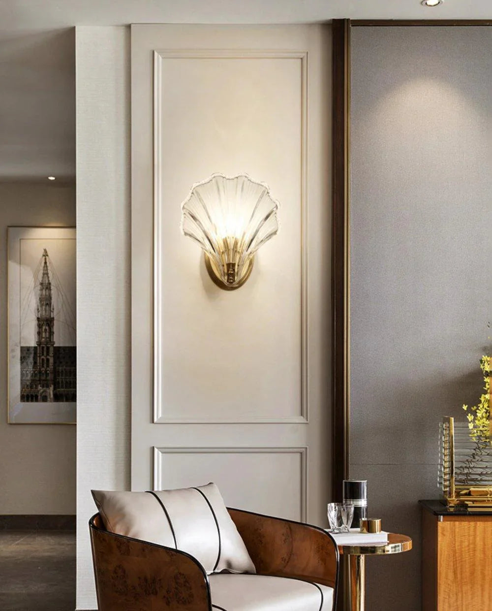 Wall Sconce LED Lamp in the Shape of a Shell