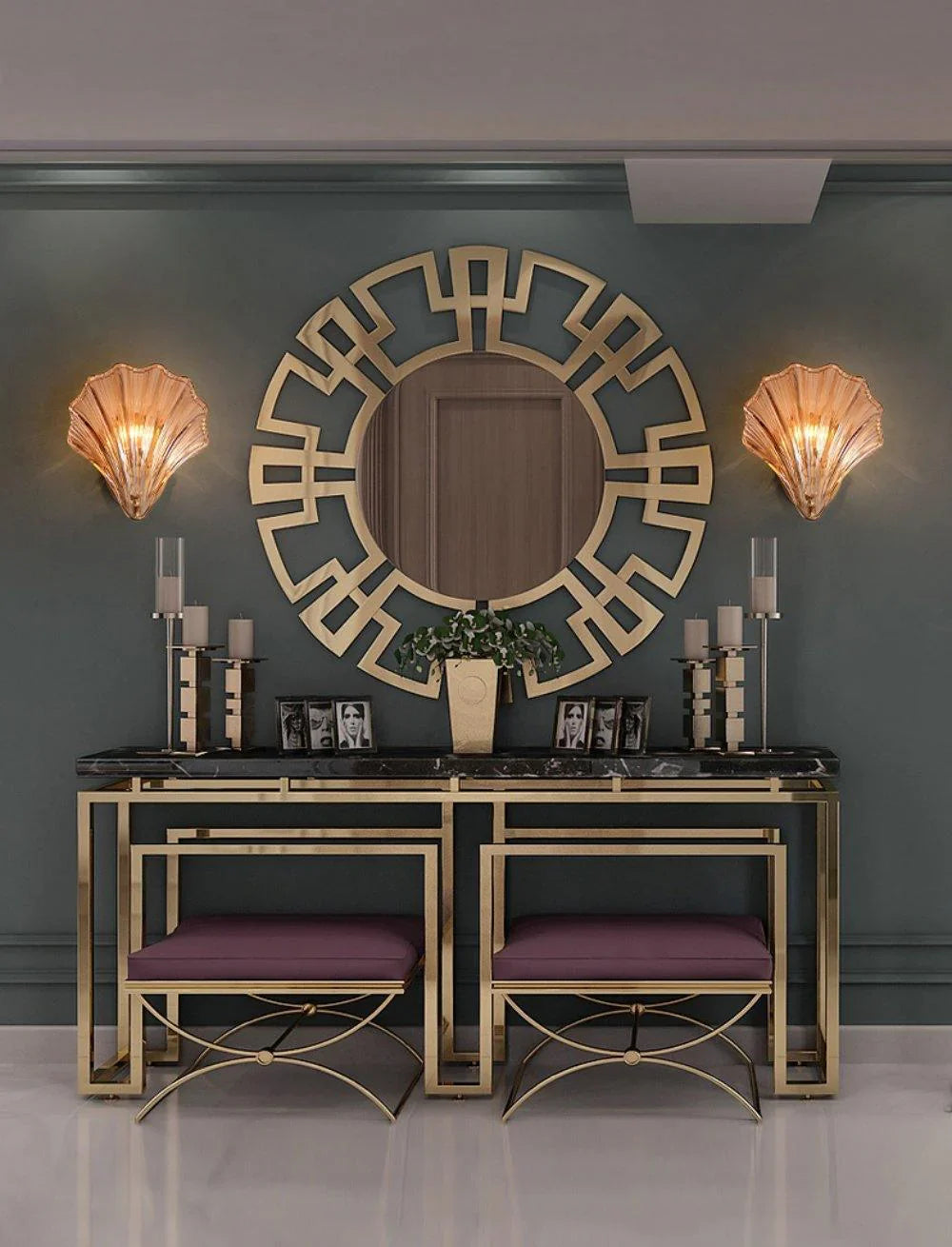 Wall Sconce LED Lamp in the Shape of a Shell