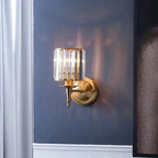 Elegant Crystal Wall Sconce in Glamour Style