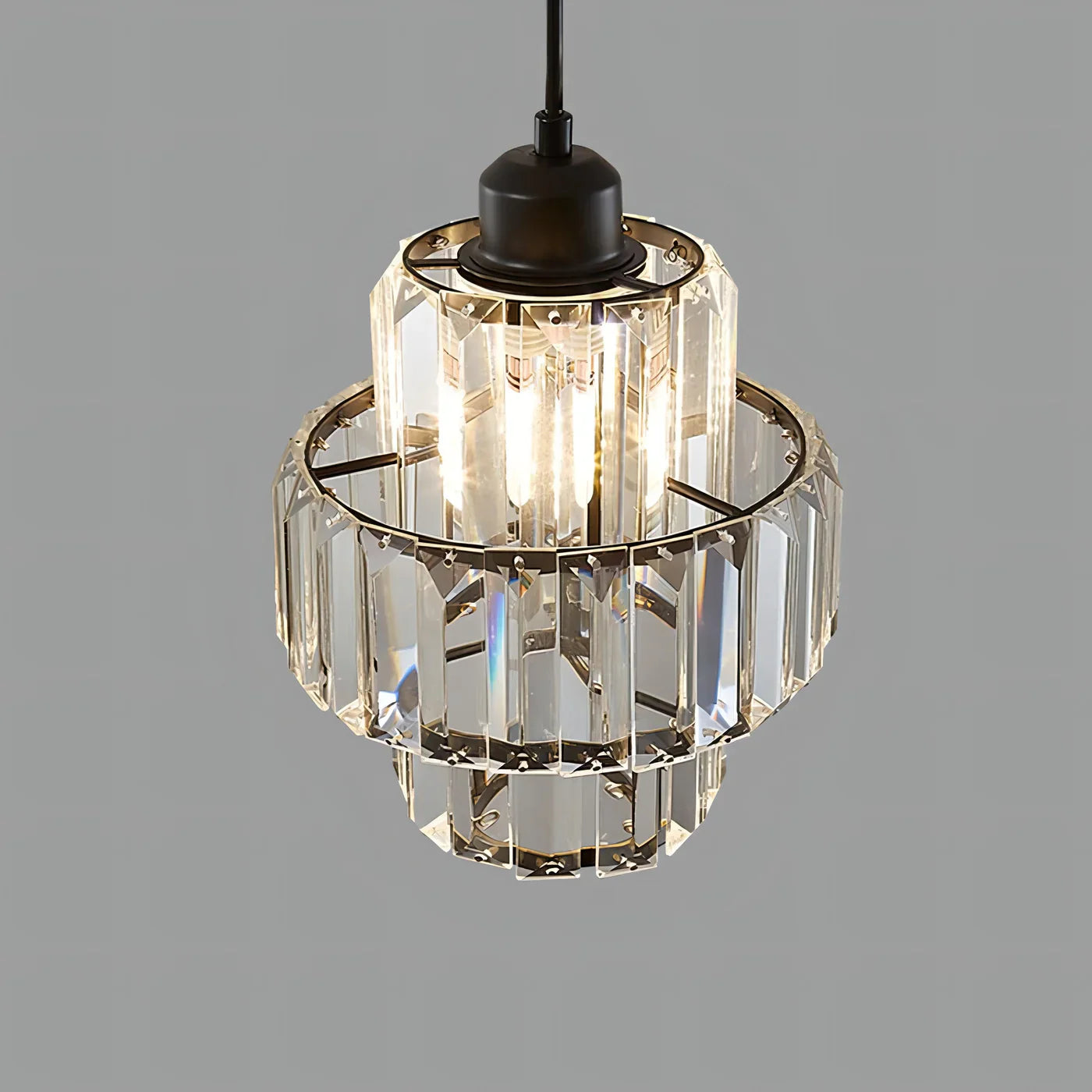Elegant Glass Pendant Lamp Crystal – Glamour Style