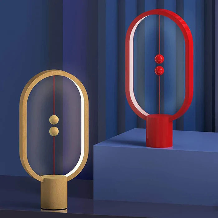 Modern LED lamp with magnetic switch – designer desk lamp with levitation effect