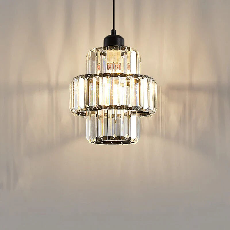 Elegant Glass Pendant Lamp Crystal – Glamour Style