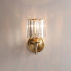 Elegant Crystal Wall Sconce in Glamour Style