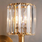 Elegant Crystal Wall Sconce in Glamour Style