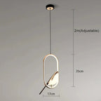 Luxury Hanging Lamp with a Golden Bird